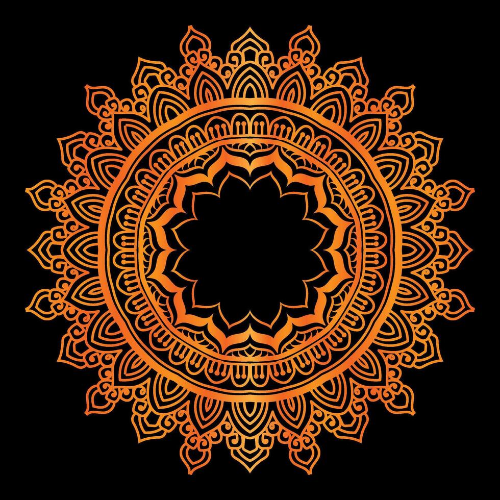 A luxury mandala art vector