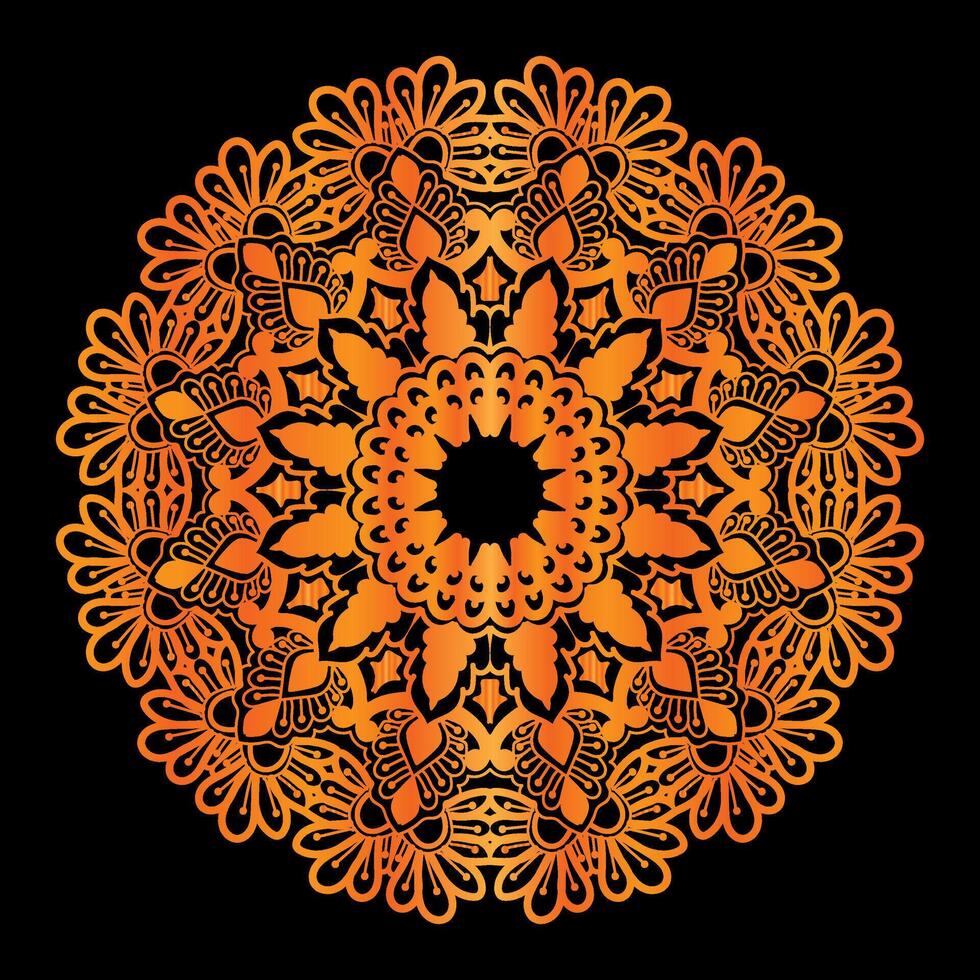 new mandala art vector
