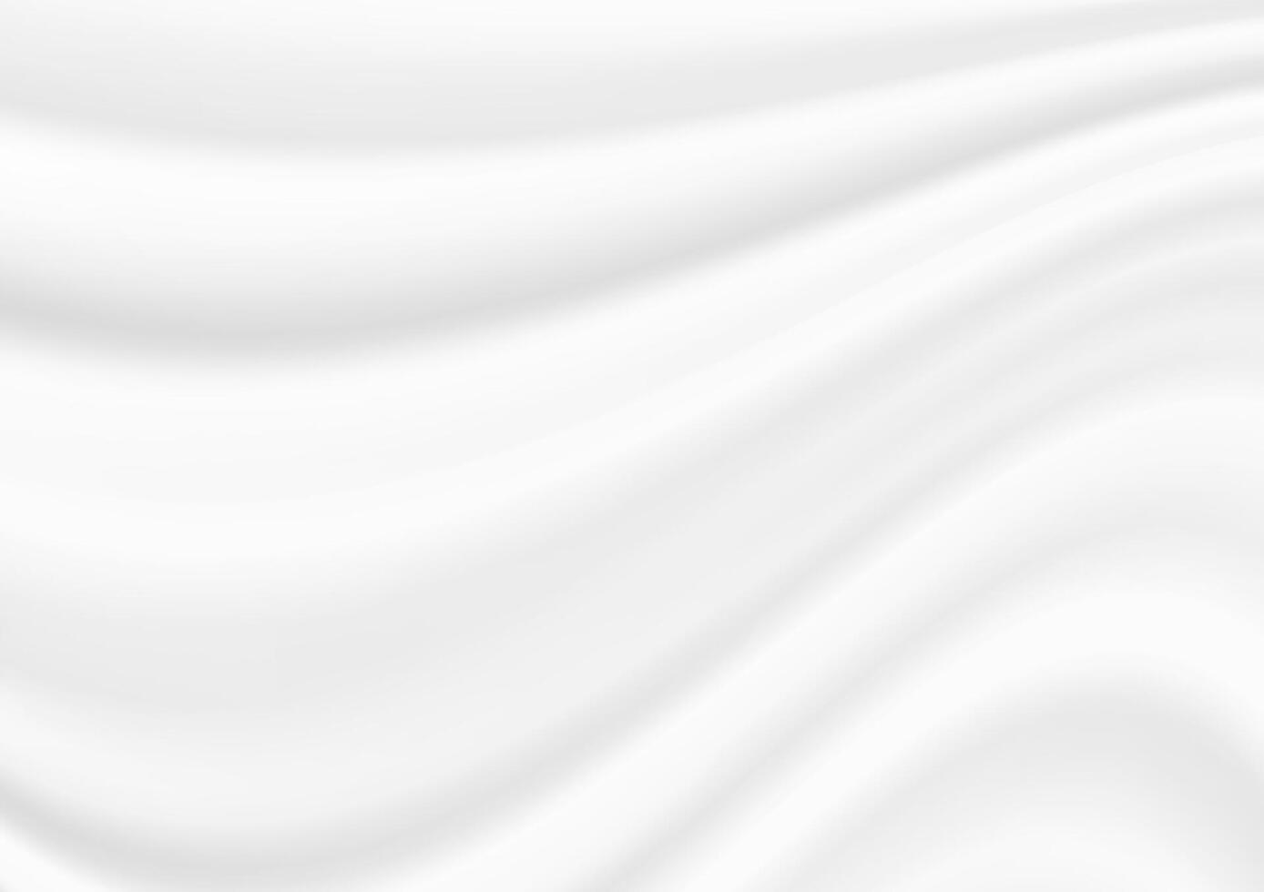 background illustration rippled white fabric. White abstract cloth textile wavy folds background. vector