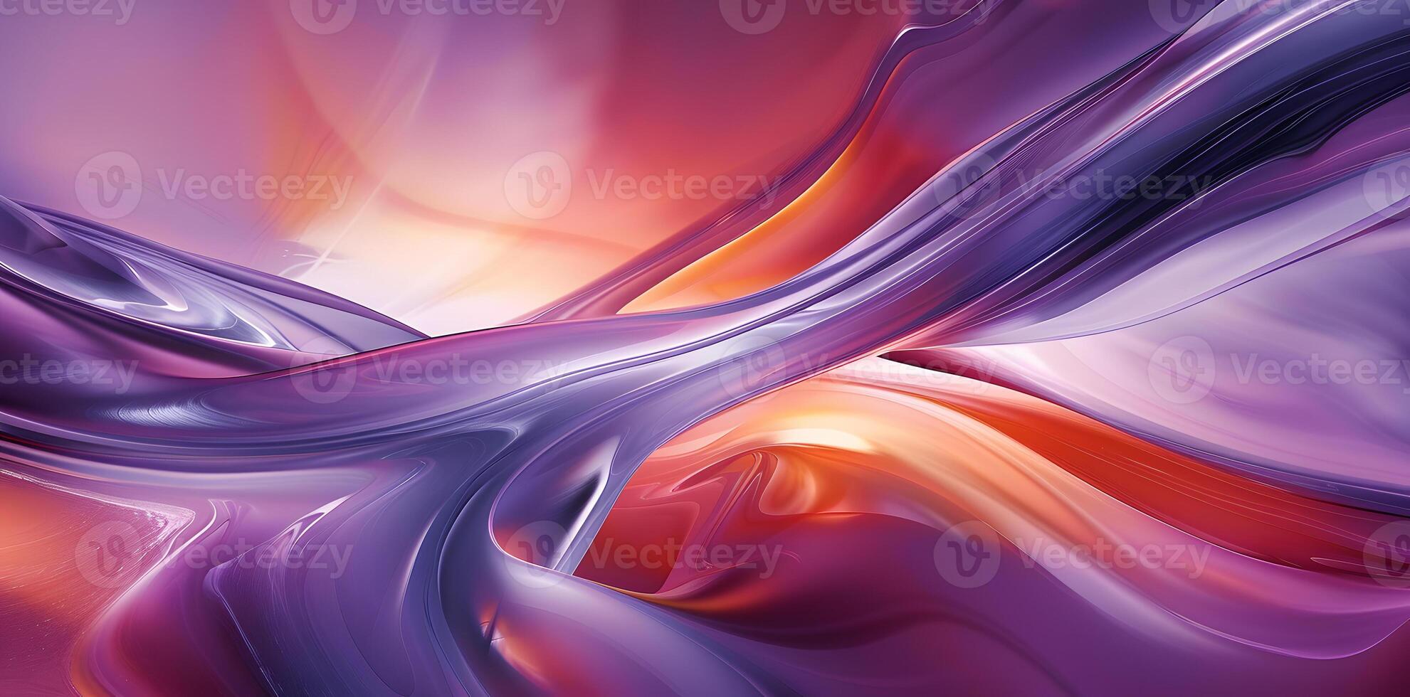 Colorful abstract waves flowing dynamically in motion photo