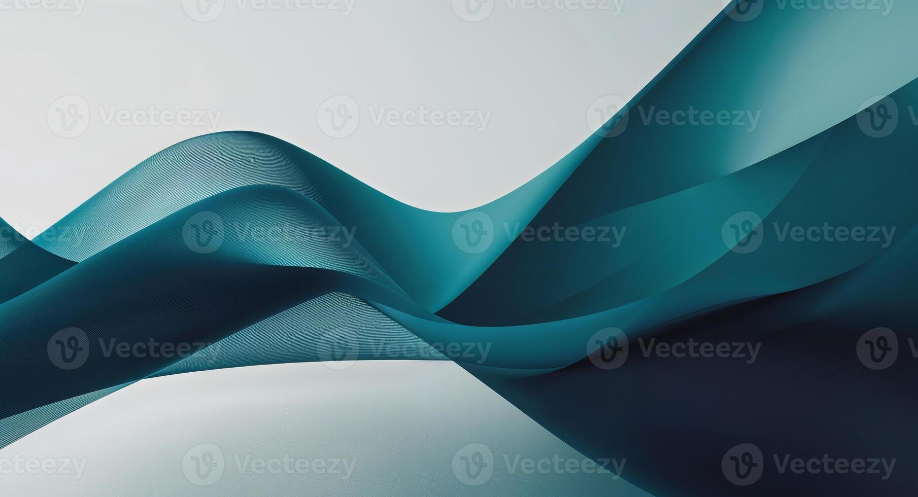 Abstract Digital Composition with Teal and Navy Blue Gradients and Diagonal Lines. photo