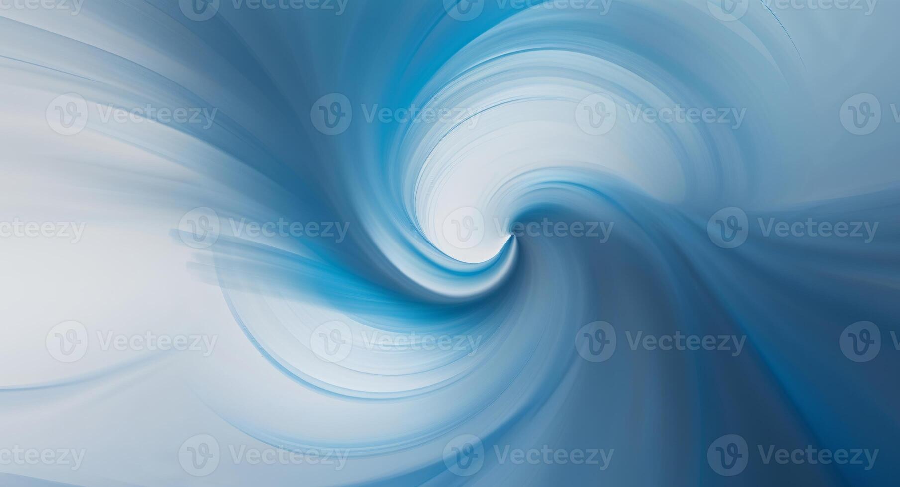 Abstract swirling blue light concentric circles design photo