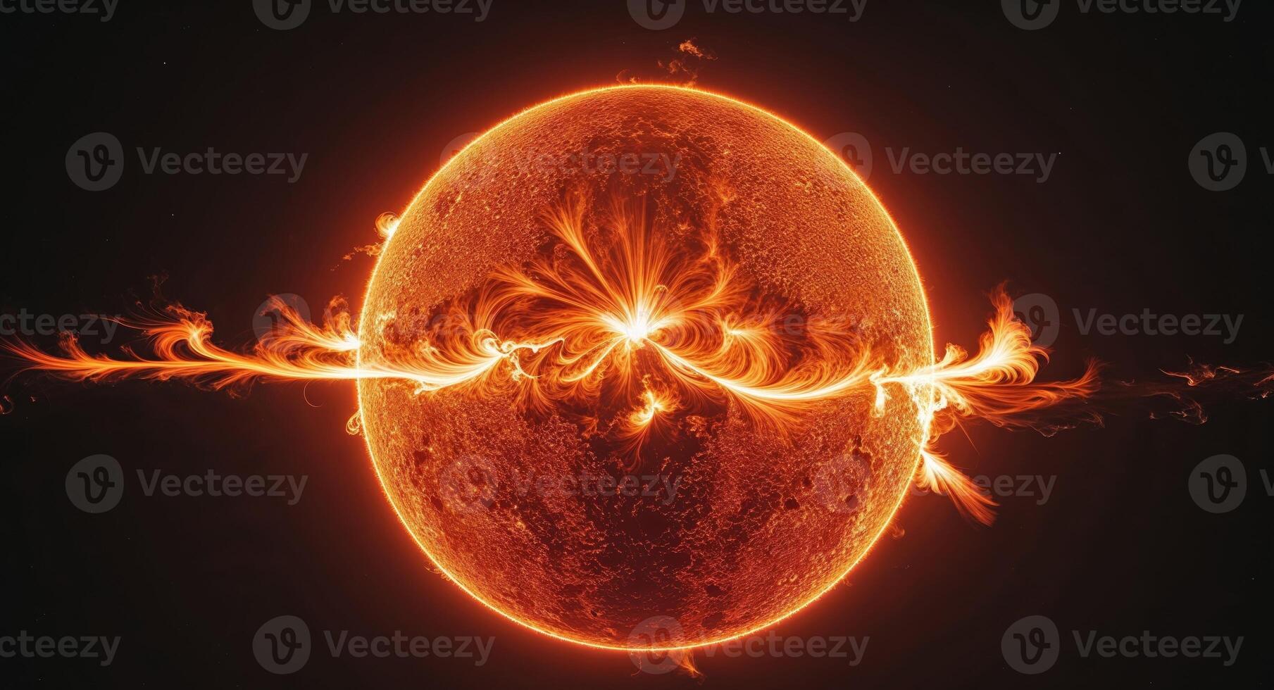 The sun is shown in this image photo