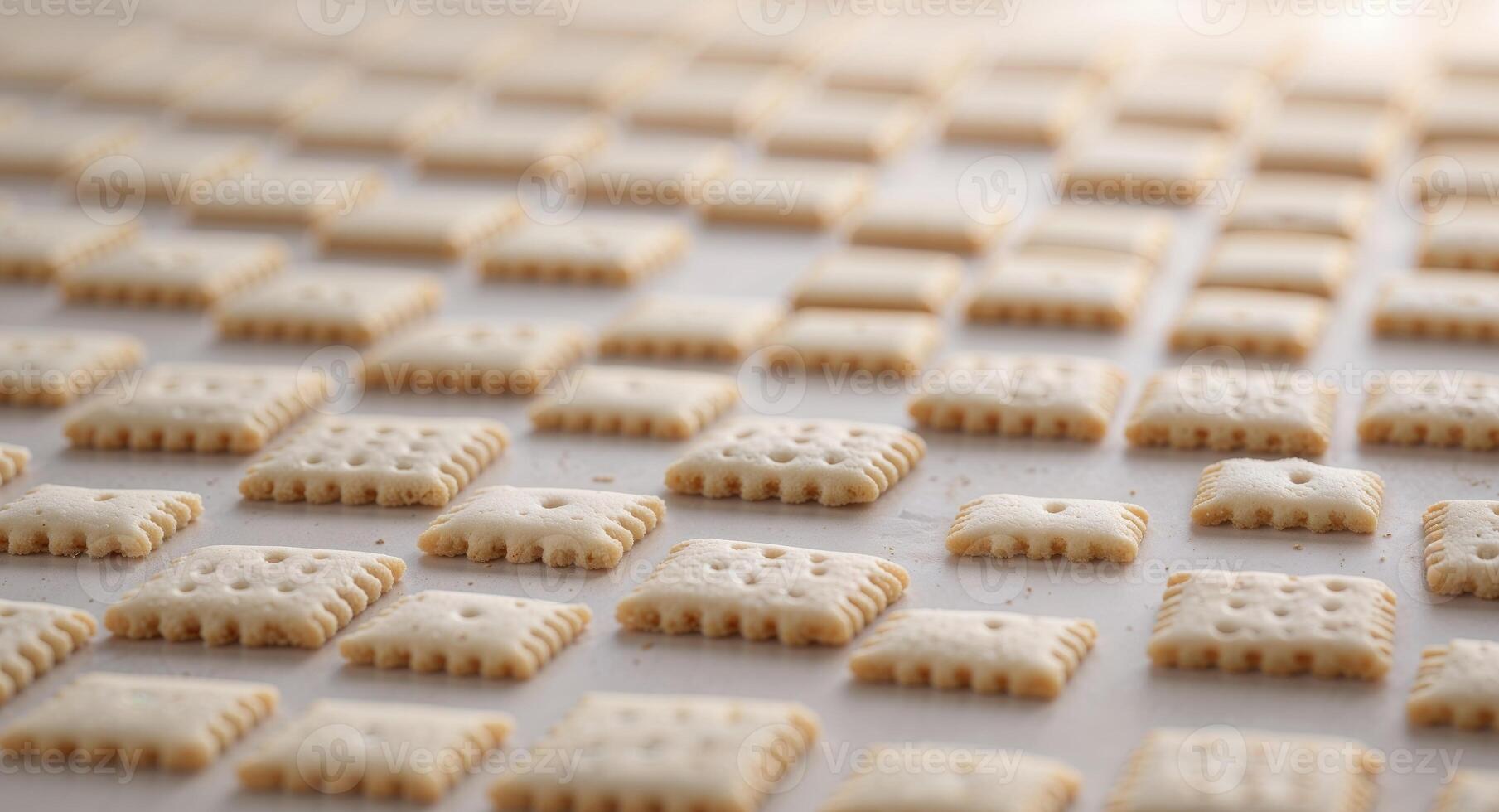 A close up of a tray of crackers photo