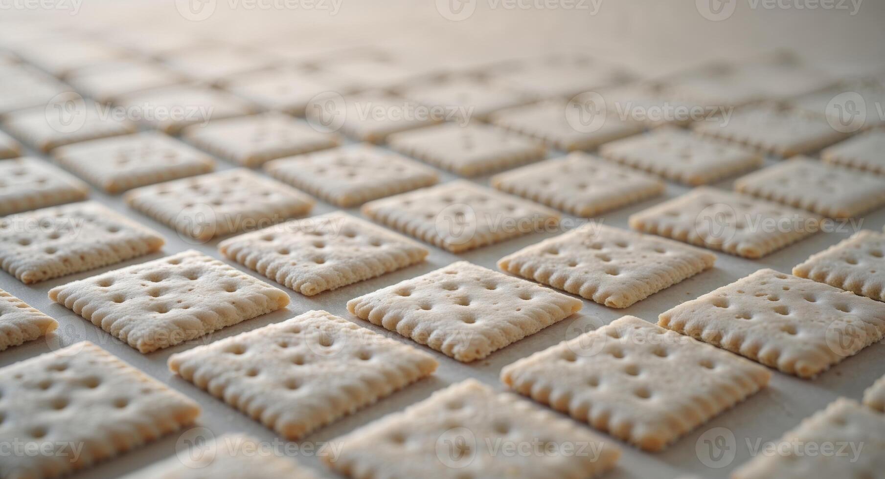 A close up of crackers on a table photo