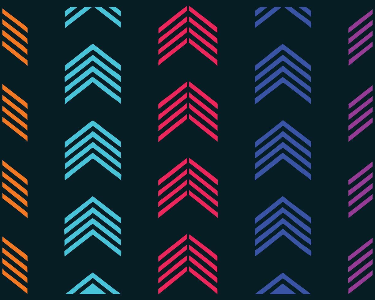 Set of arrow shaped bullet point with different colorful illustration. vector