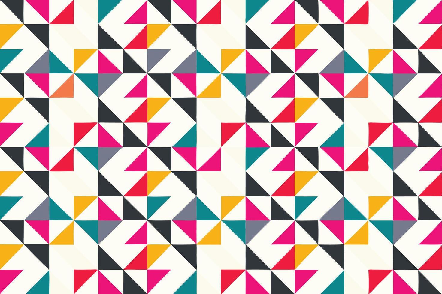Abstract geometric colorful background, pattern design. Symmetric Geometric Icons Modernist Tessellation Design. vector