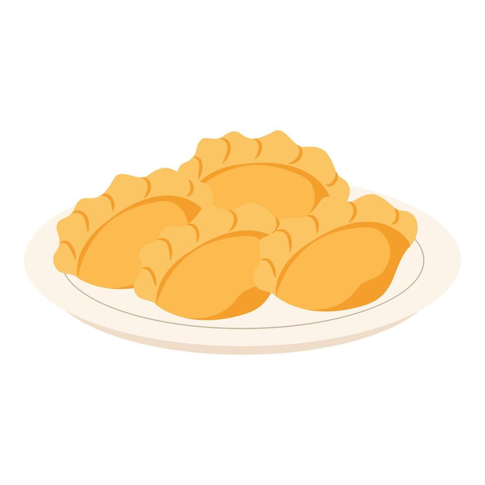 Nowruz holiday spring element. Flat Illustration sweet, and tradition vector