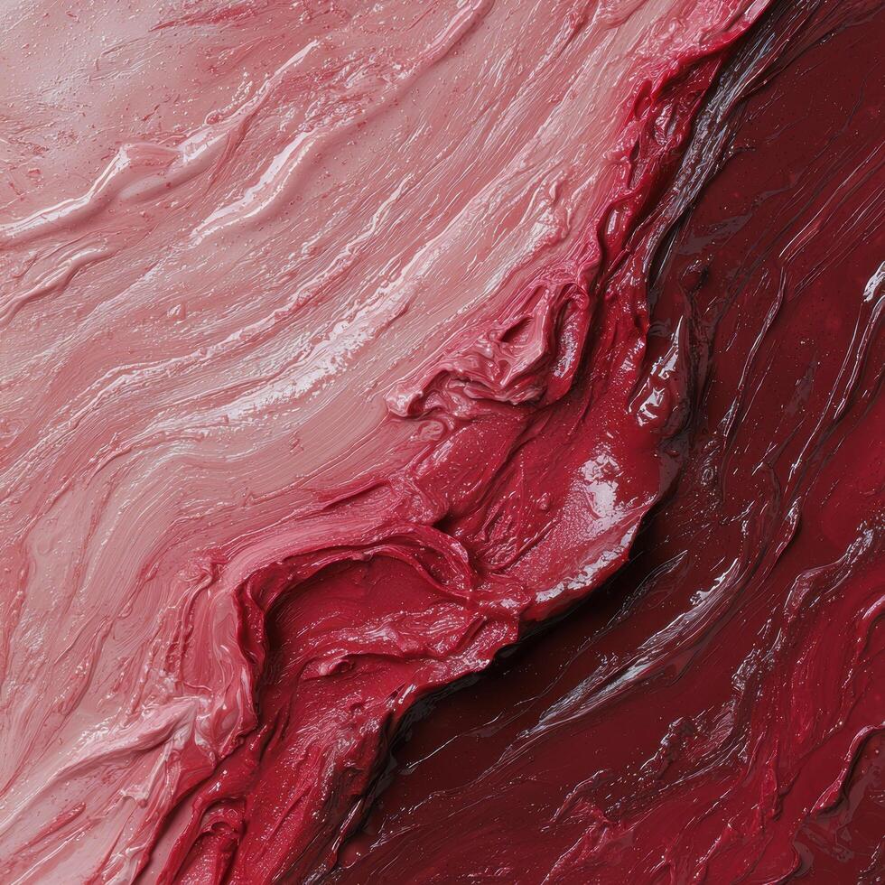 Abstract background of red and pink cosmetic texture photo