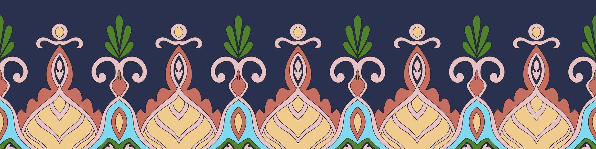 Seamless geometric pattern for ethnic Navajo ethnic fabric pattern. vector