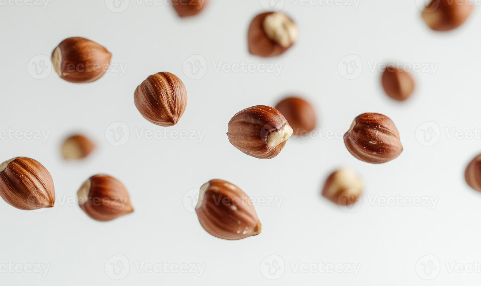 hazelnuts falling from the sky photo