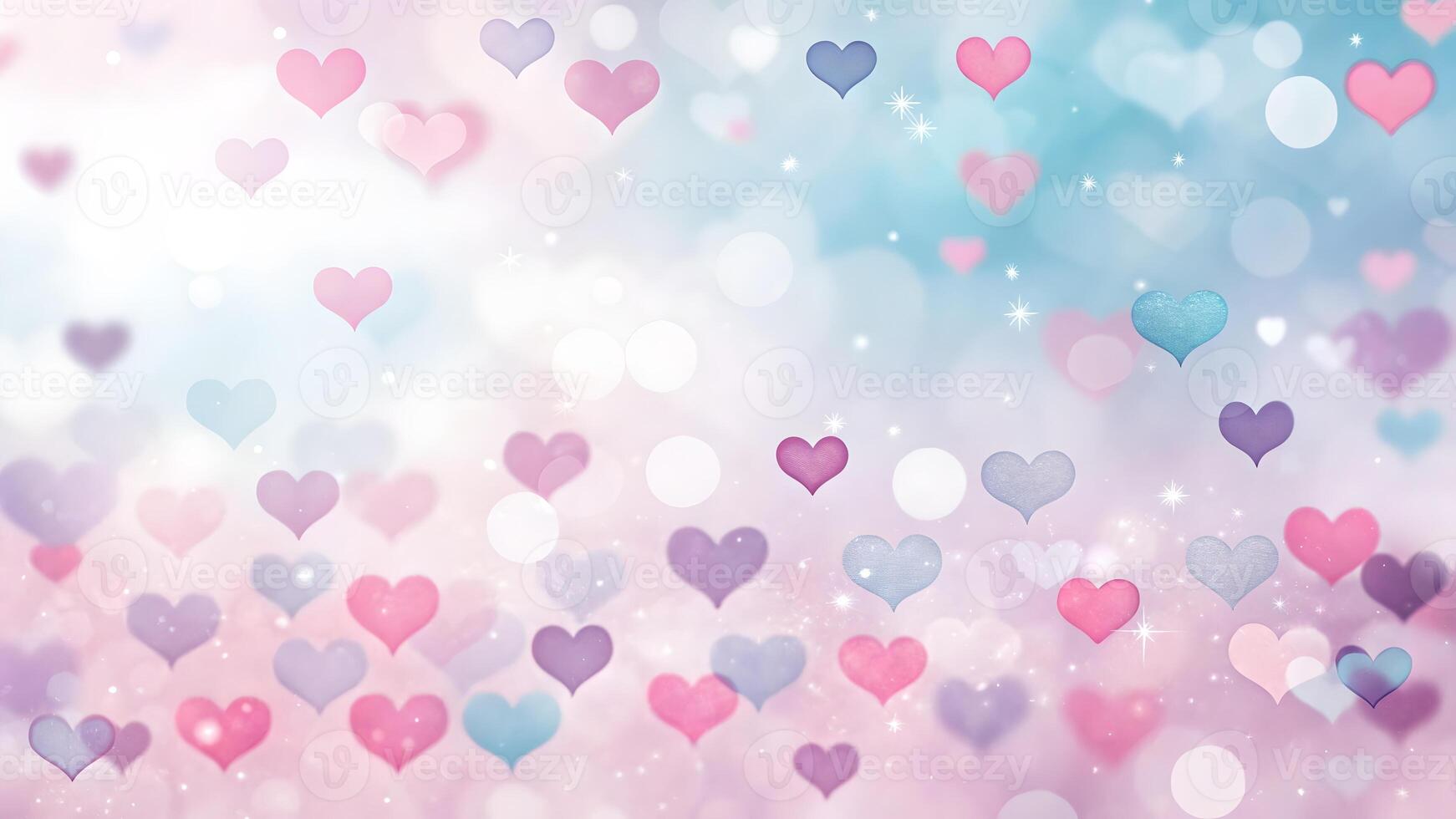 Pastel Hearts Abstract Background for Mothers Day Valentine Birthday photo