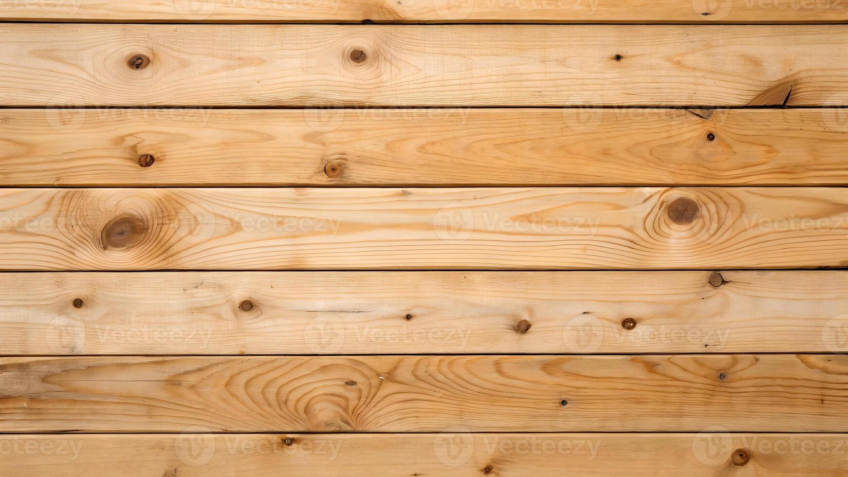 Light Brown Wooden Planks Background with Natural Grain and Knot Patterns showcasing warm natural tones and textures photo