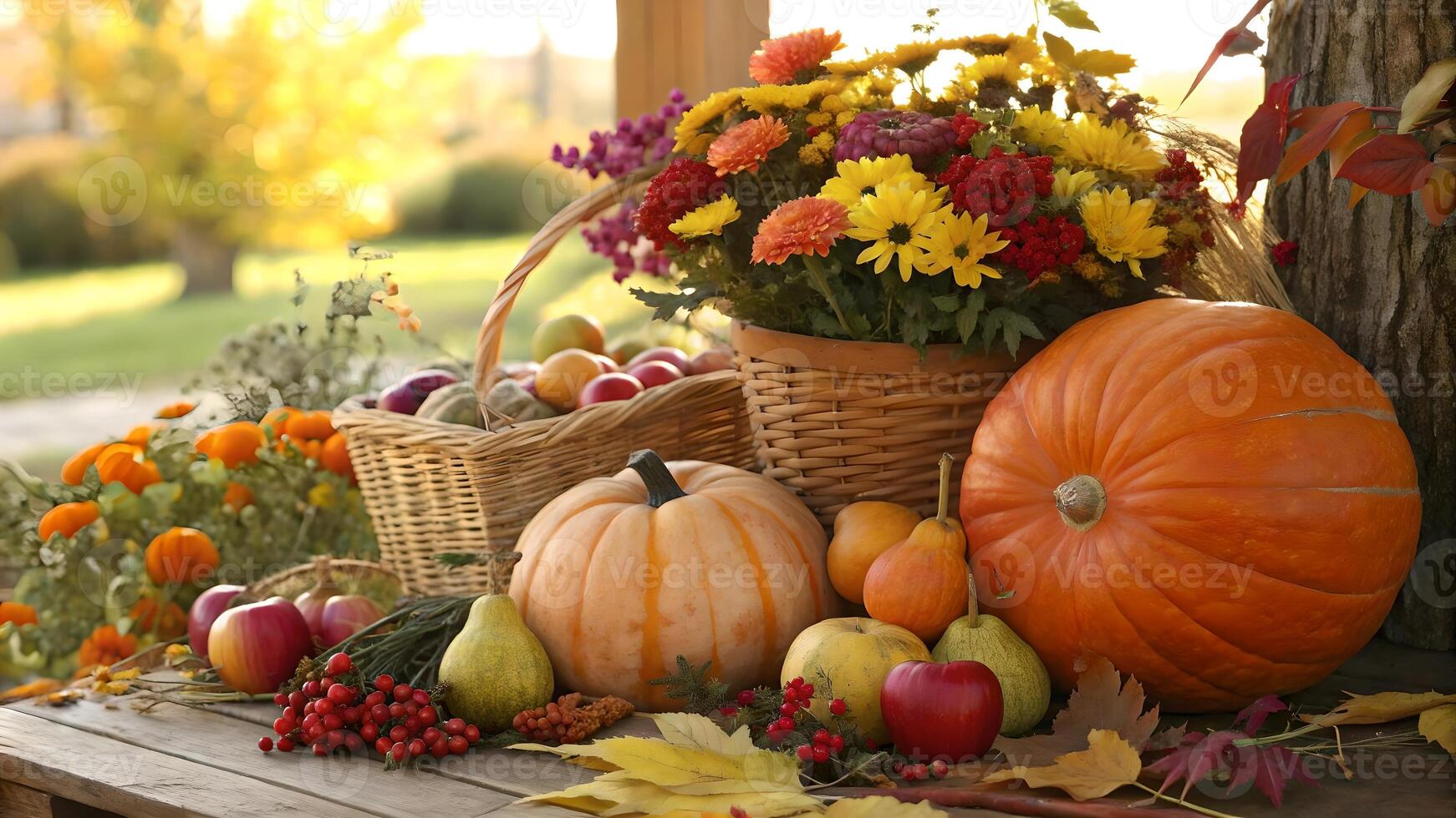 Autumnal Thanksgiving Harvest Abundance photo