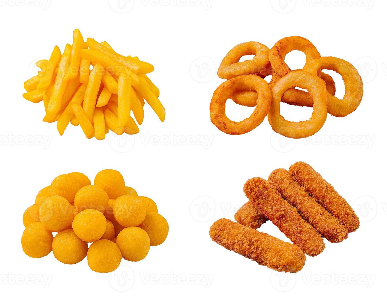 Delicious assortment of fried snacks for gatherings or parties photo
