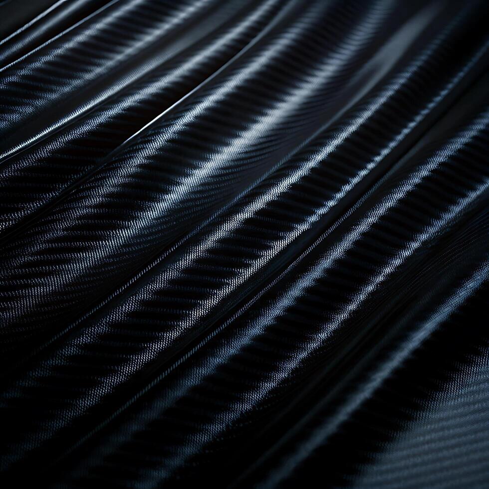 Closeup of a sophisticated carbon fiber texture with flowing lines. photo