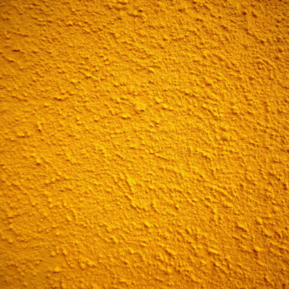 Close Up of a Yellow Textured Wall Surface Background photo