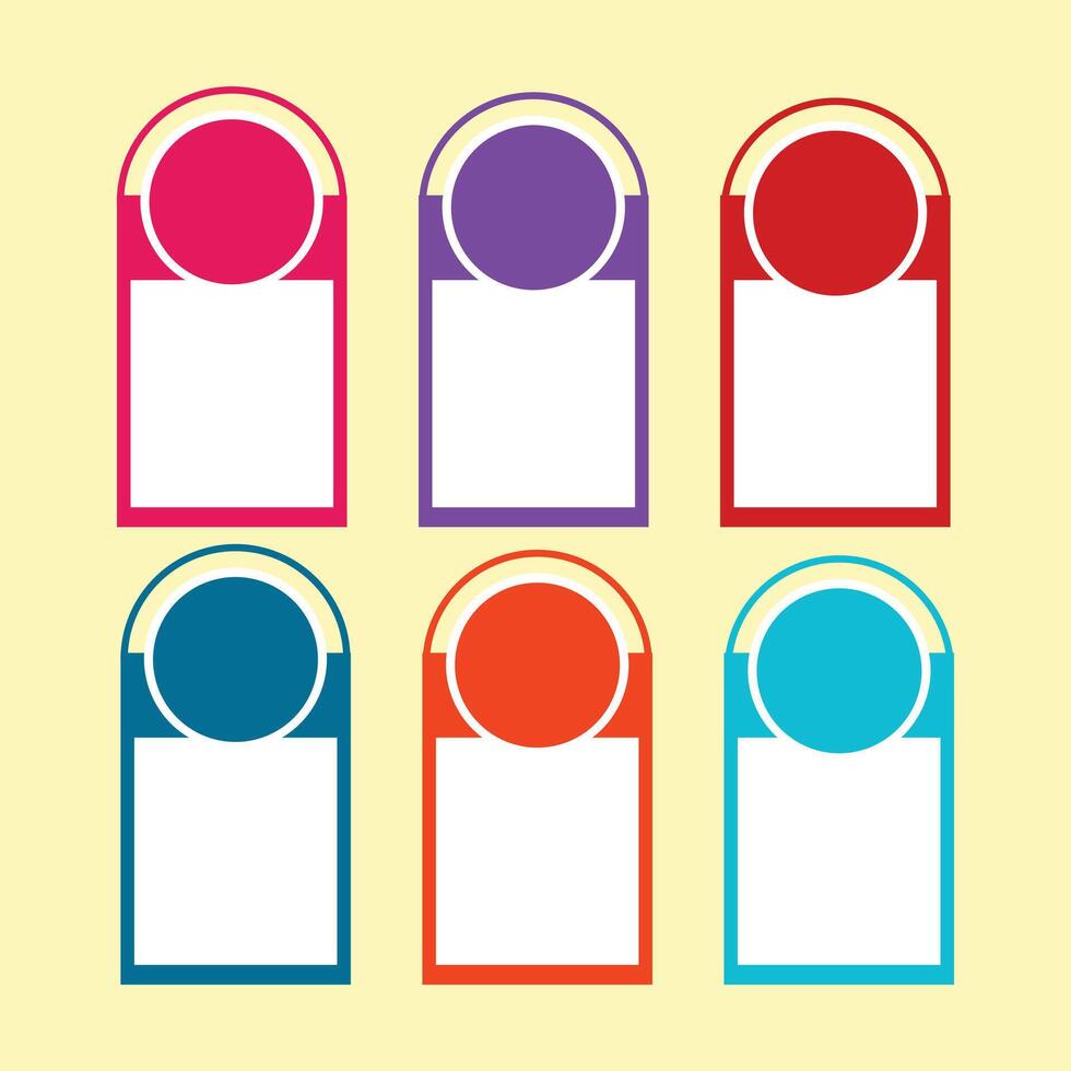Minimalist Infographic boxes Template vector