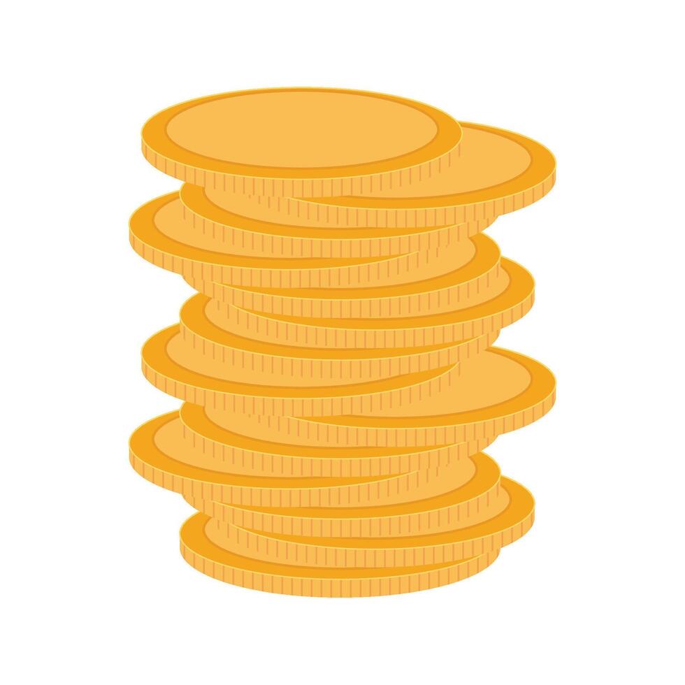 Stacked Coins Icon vector