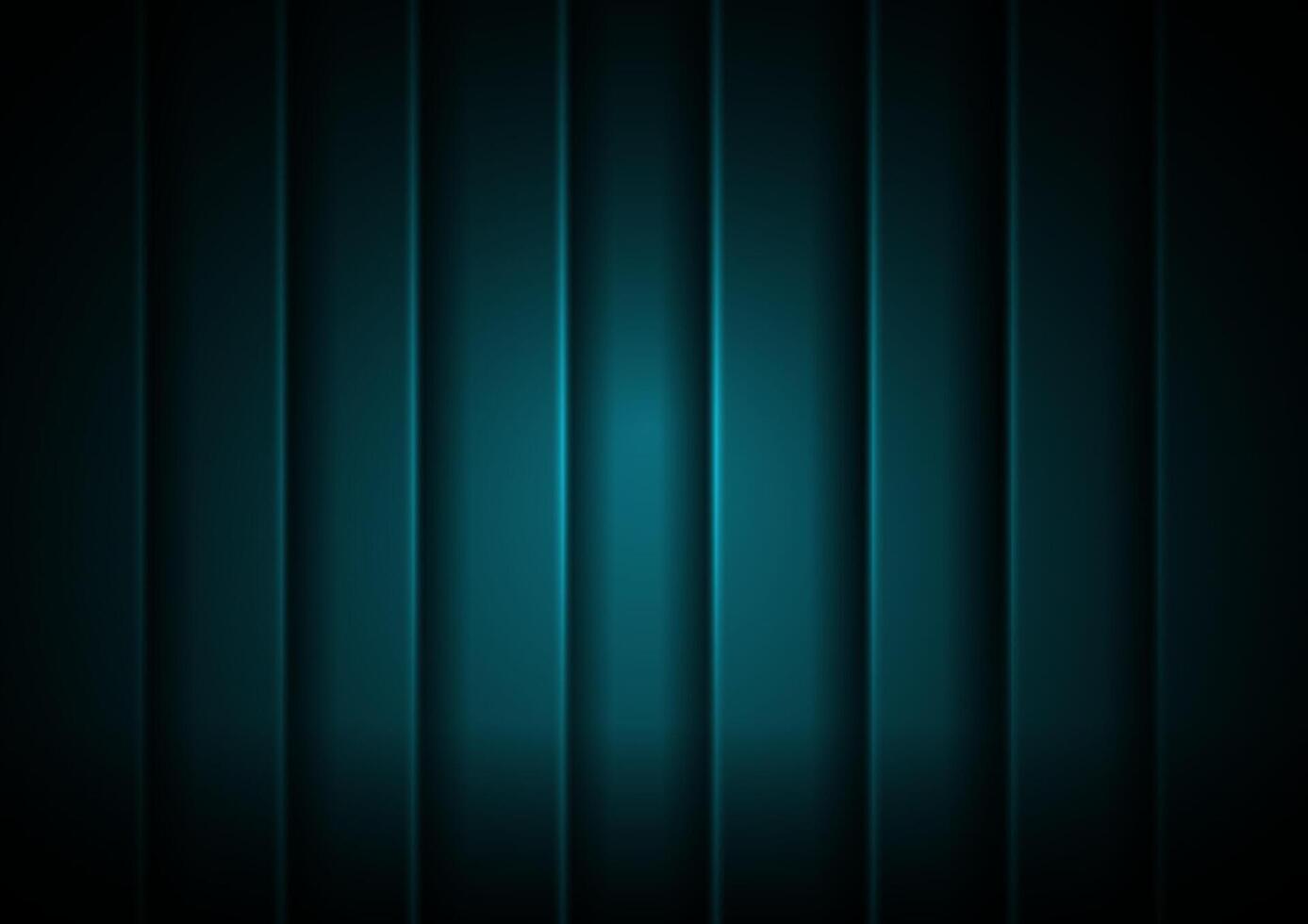 Abstract blue black background with shadows and light effects vector