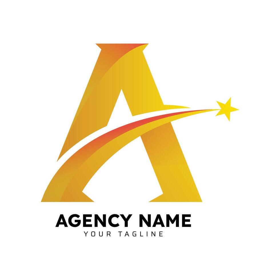 A star success logo, a logo vector