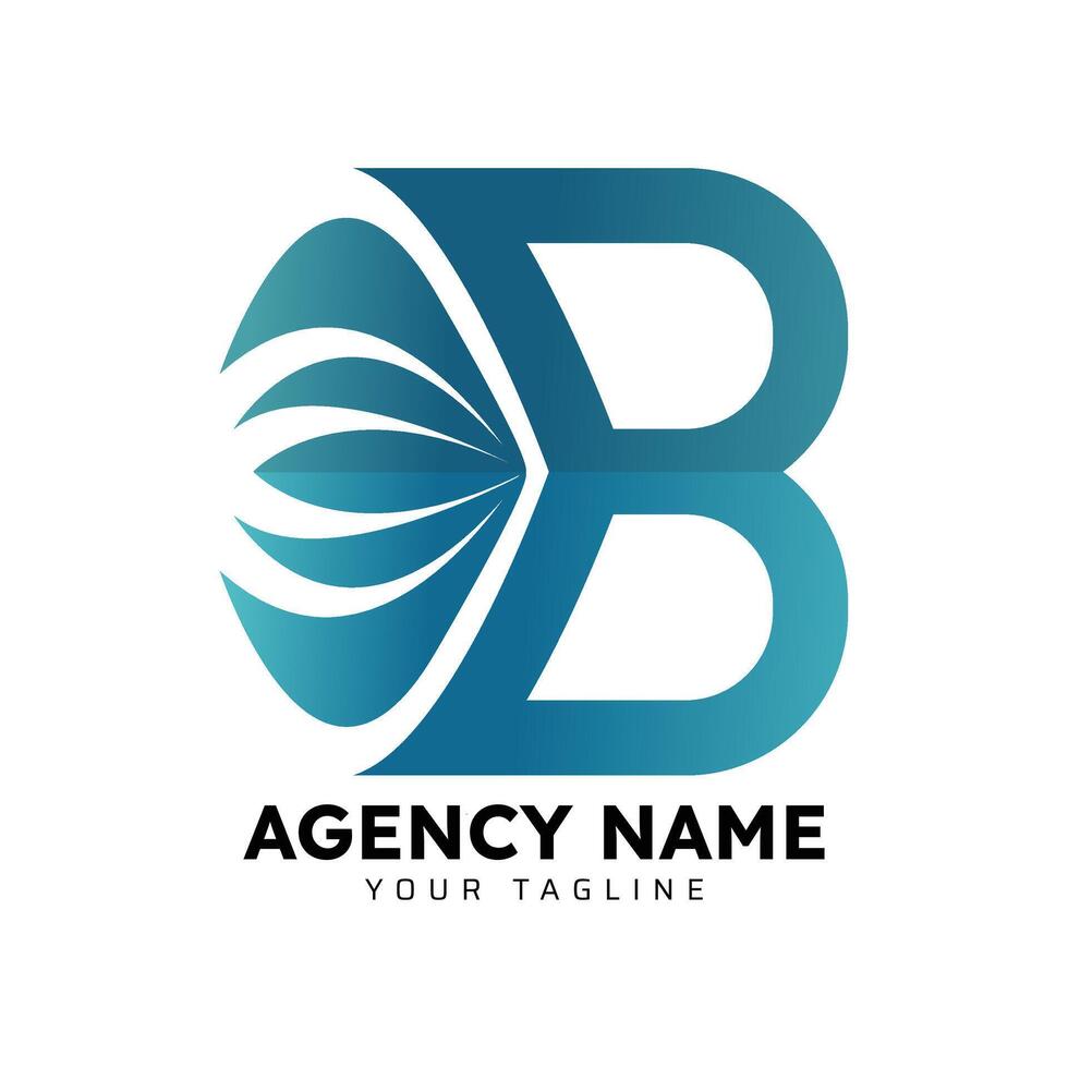 B premium business logo vector