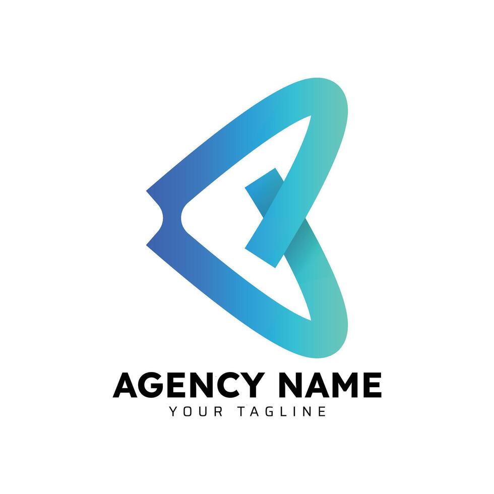 B agency business logo vector