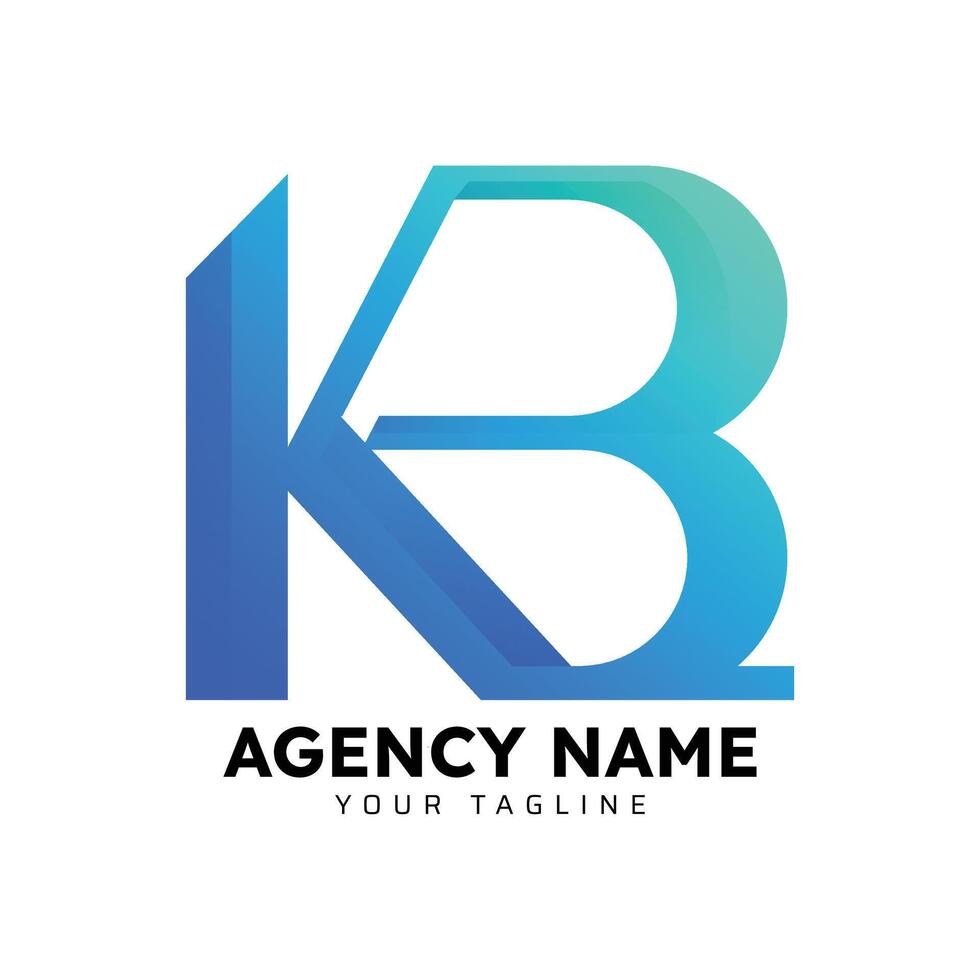 KB Letter logo vector