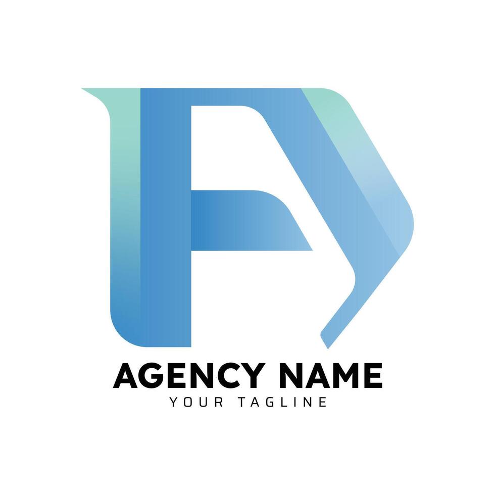 A logo, a letter logo, a logo design vector