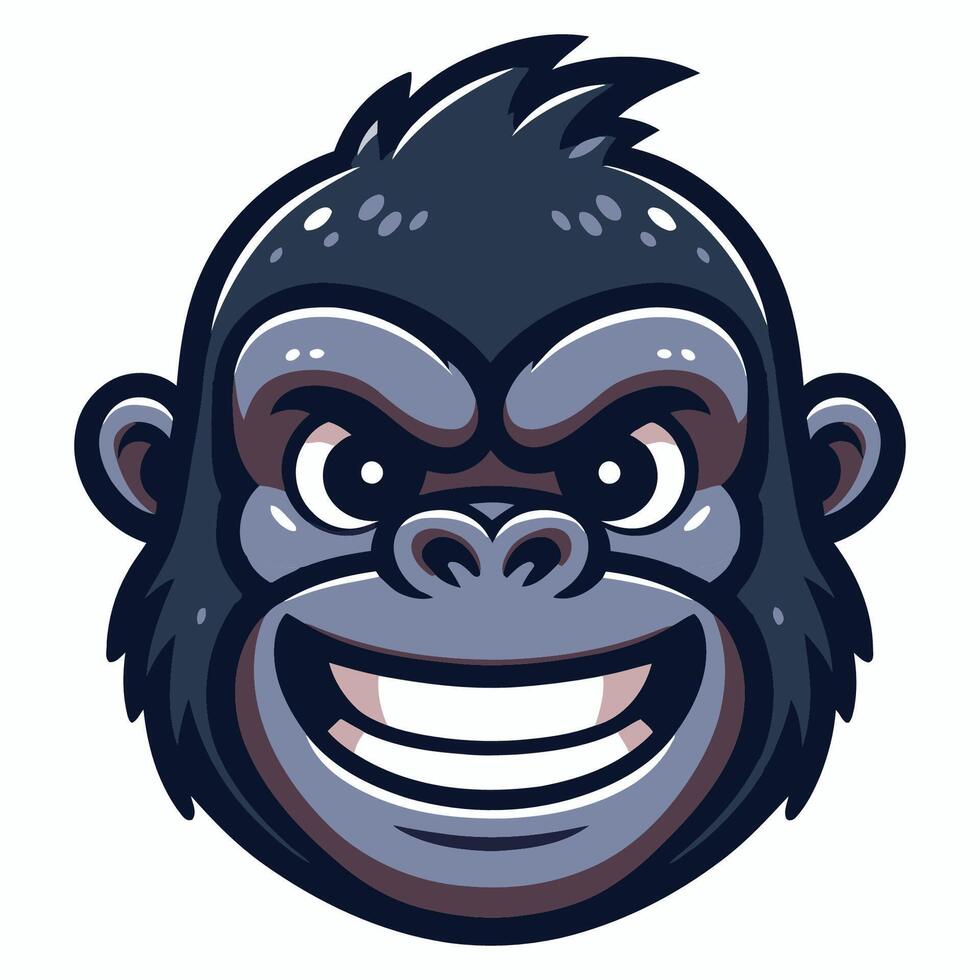 Playful Gorilla Mascot vector