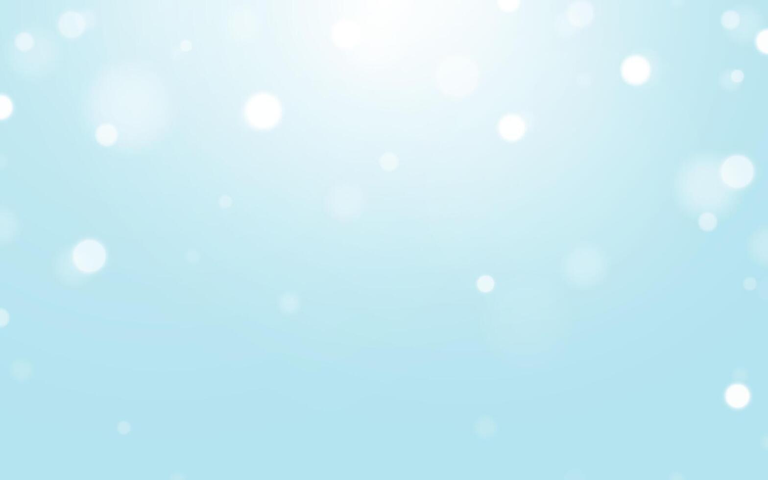 Elegant Silver Blue Bokeh Glow, Soft Blurred Light with Dreamy Sparkles. Background decoration. vector