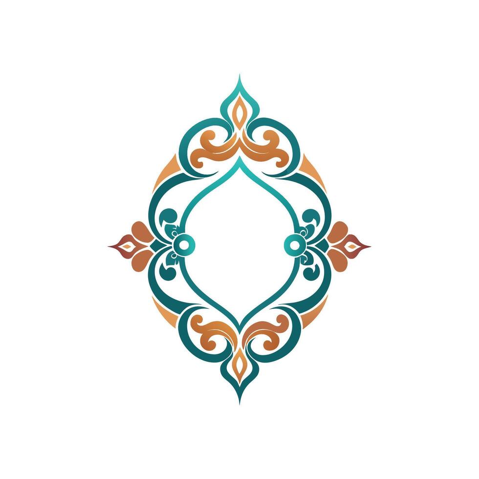 Stylish Surrounds Modern Border Illustrations Design vector
