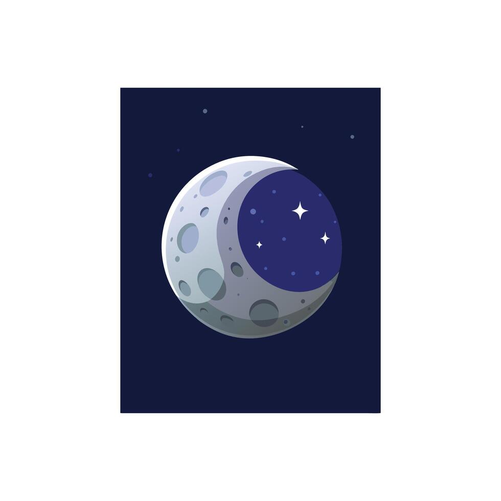 Celestial Glow The Mystique of the Moon vector
