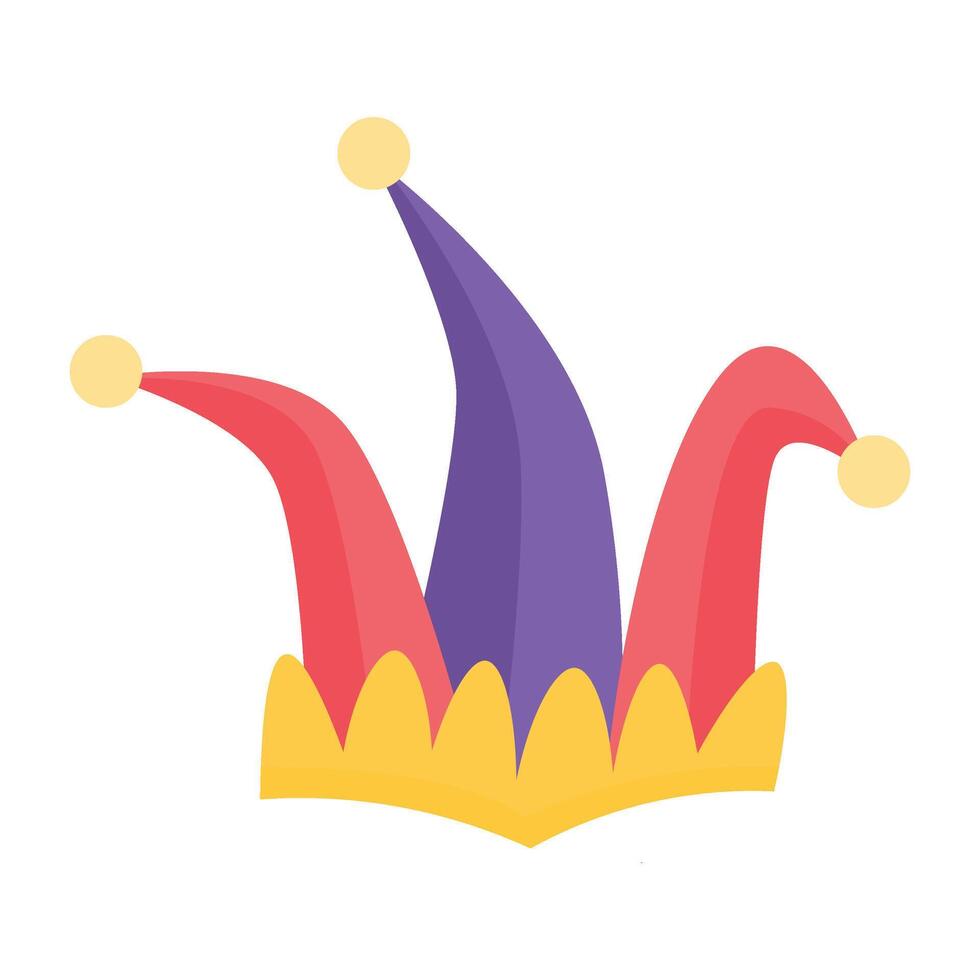 Hat April Fools Day Clipart vector