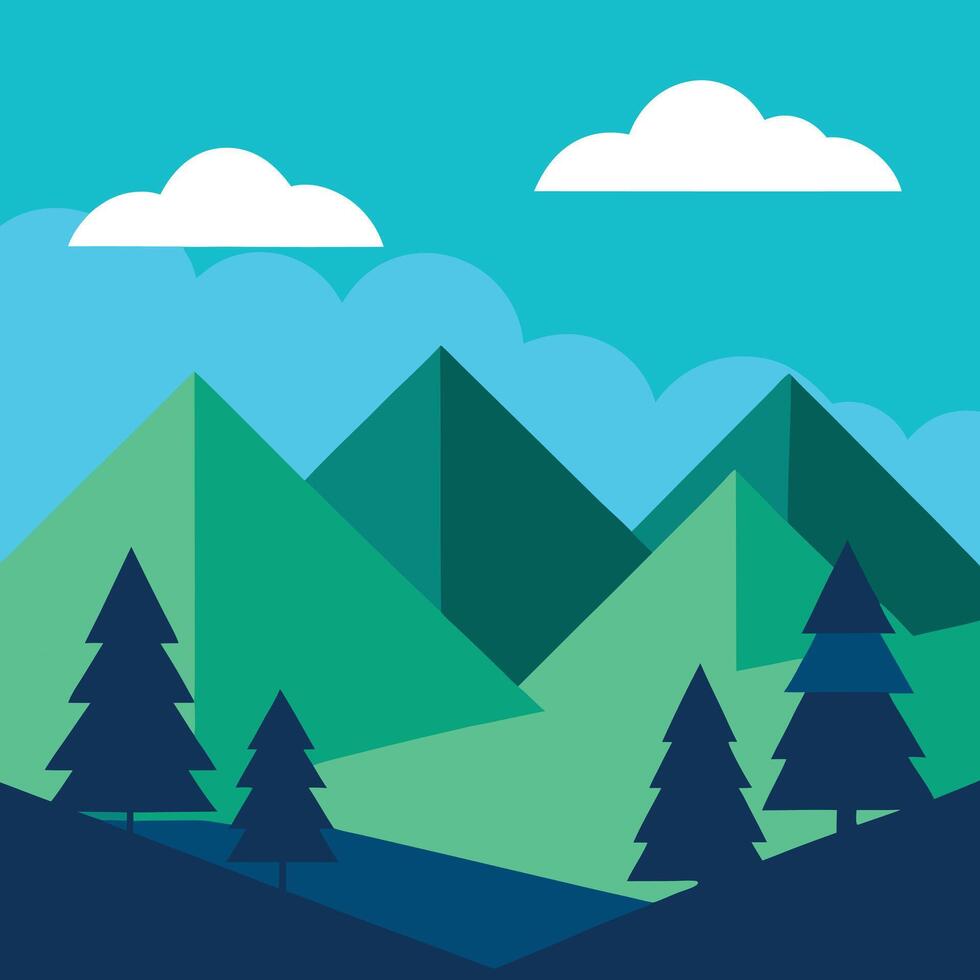 Mountains low poly style set. Polygonal mountain ridges. vector