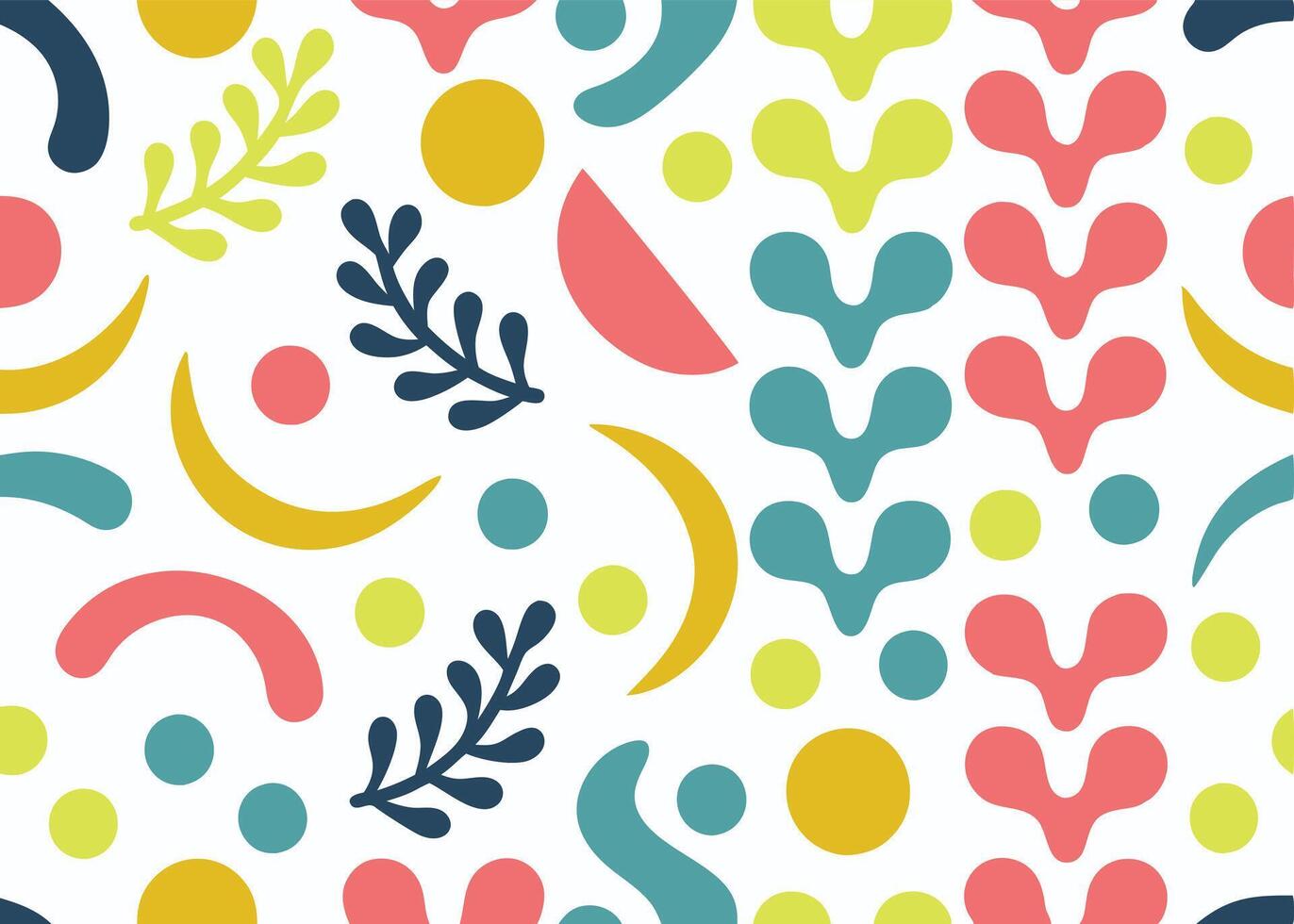 Seamless geometric ornamental pattern. Abstract background vector