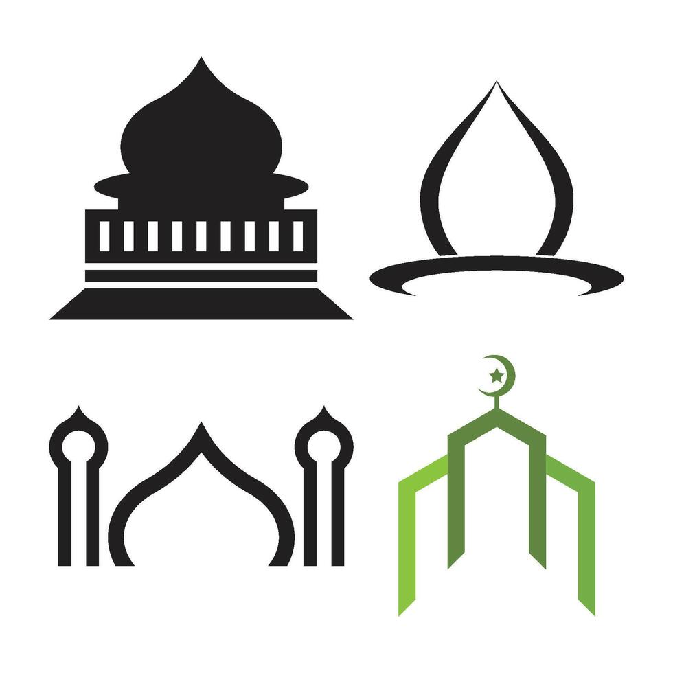 Mosque islamic Religious building vector