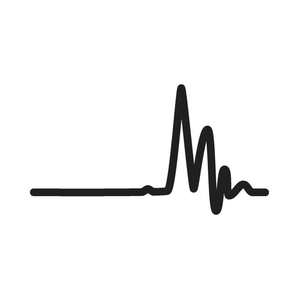 sound wave graphic logo vector