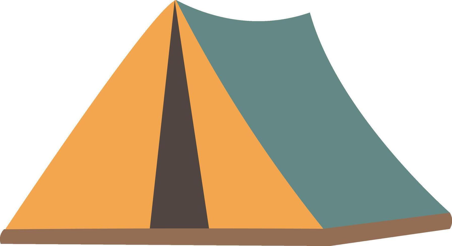 Colorful Camping Tent Illustration vector