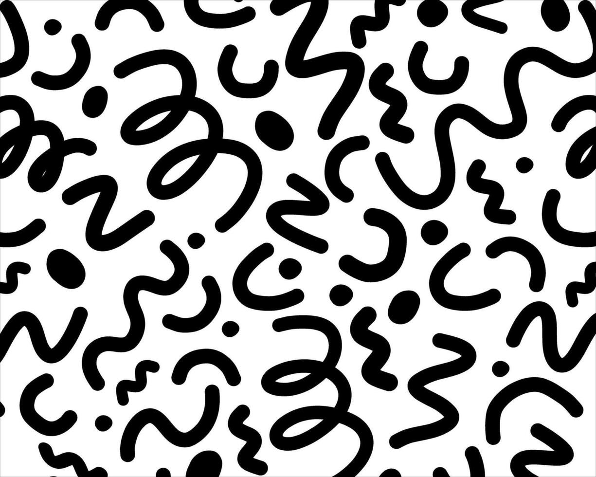 Hand Drawn small dash pattern vector