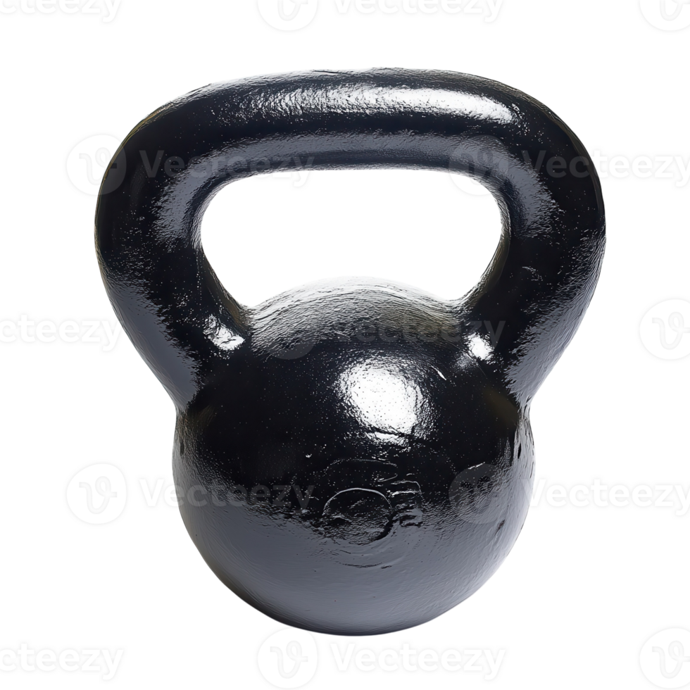 Kettlebell Fitness Exercise on transparent background. png