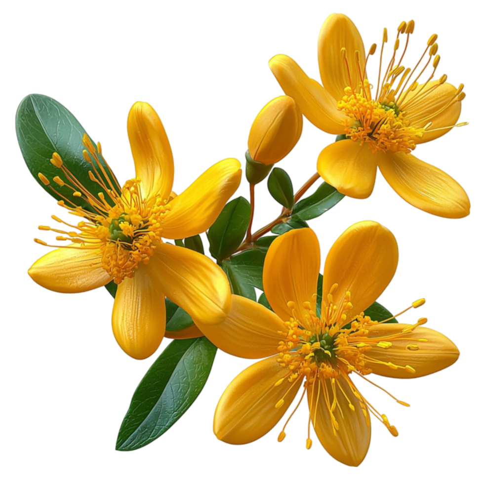 Yellow flowers bloom vibrantly with green leaves adding cheerful garden beauty png
