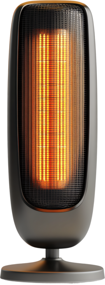 This appliance provides directional heat, perfect for cozying up a room on a cold day. The design combines function with modern style. png