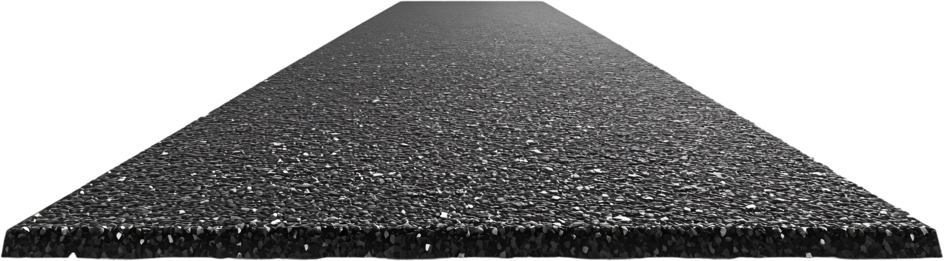 Monochrome texture showcasing paving material surface. Low angle perspective enhances surface detail and granular composition against stark background png