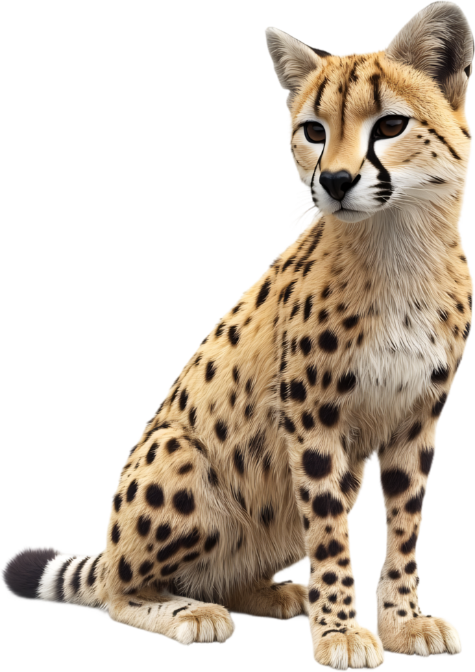 A captivating image of a cheetah, showcasing its beauty, grace, and unique spotted coat, symbolizing speed and agility in the wild. png