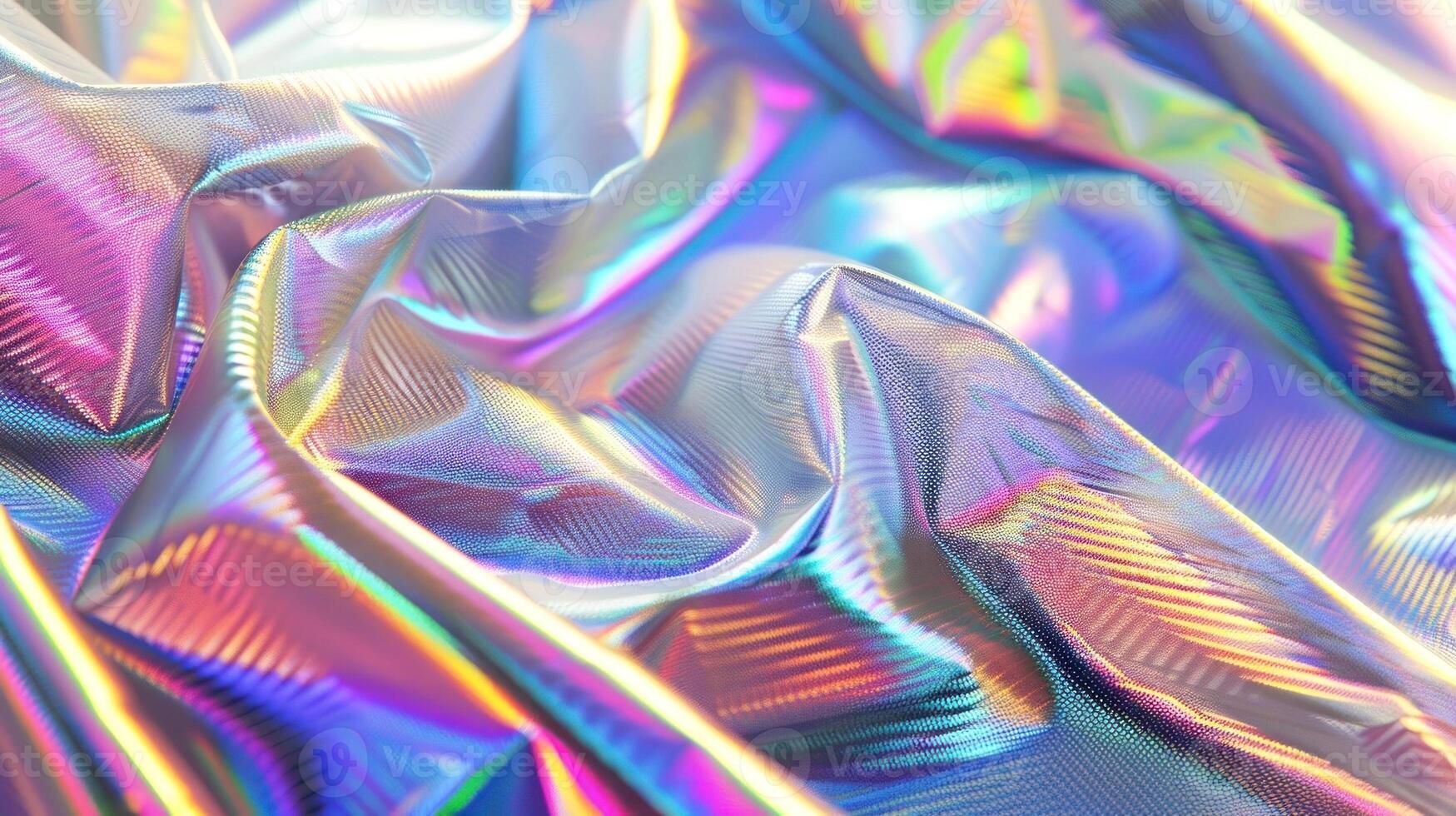 Shimmering blue iridescence flows across this stunning fabric, capturing light and motion in a dazzling display photo