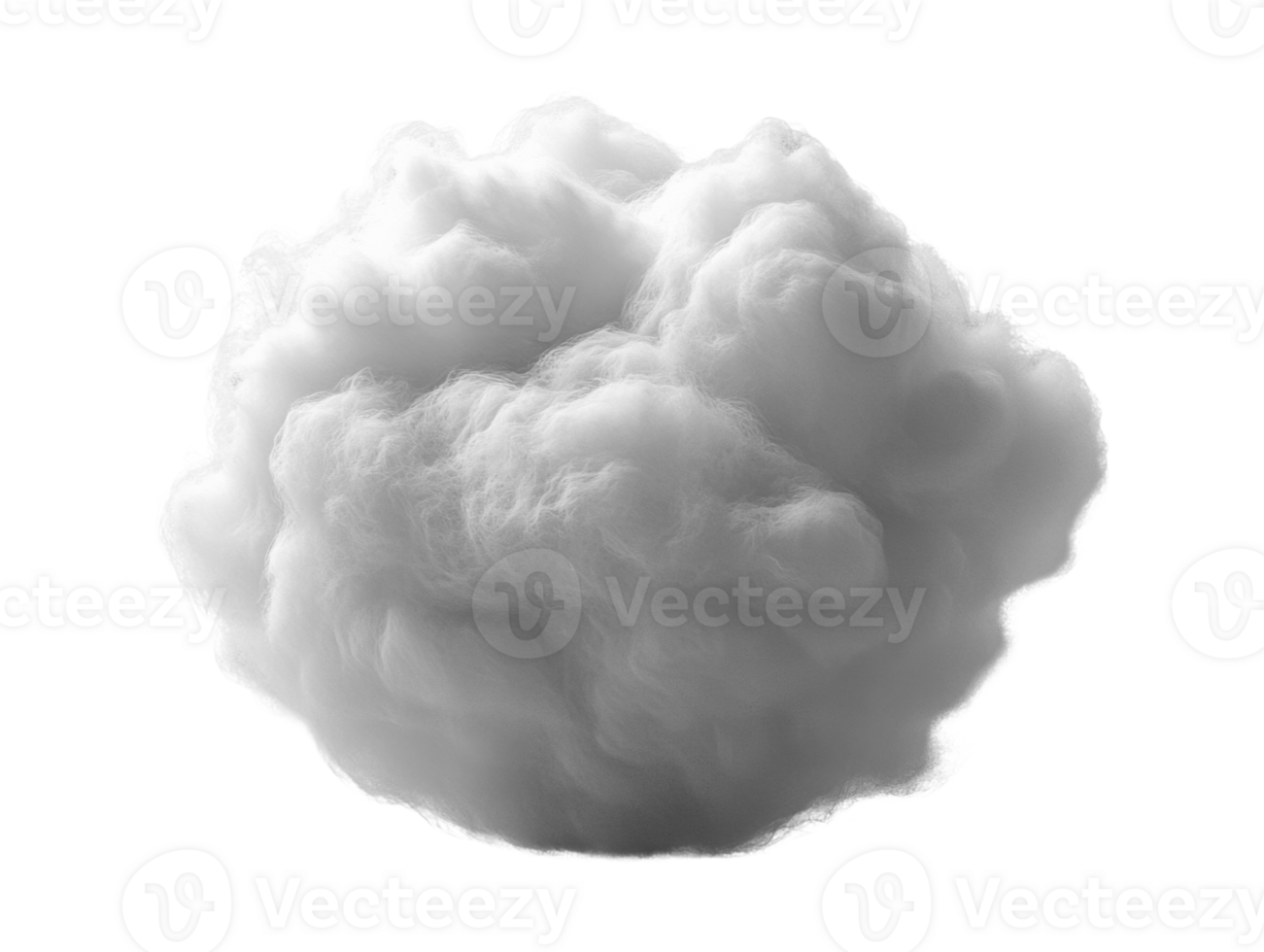 Fluffy white cloud with soft texture, ideal for backgrounds or designs png