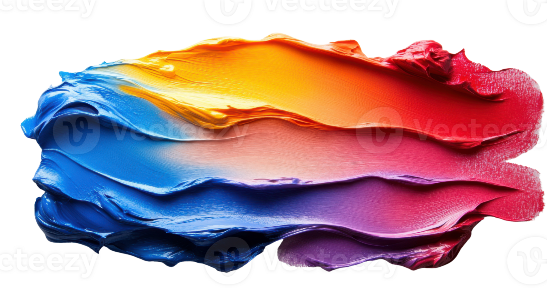 Vibrant paint strokes in blue, orange, red, and purple create dynamic visual png