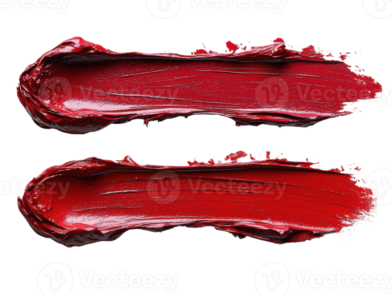 Red paint strokes create vibrant and artistic display, showcasing texture and color png