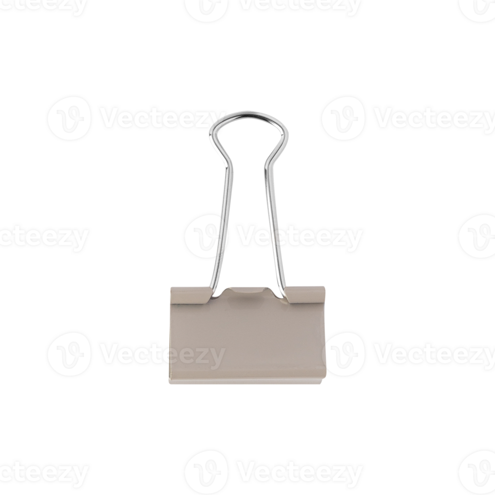 A Beige Paper Clip cutout, full depth of field. png